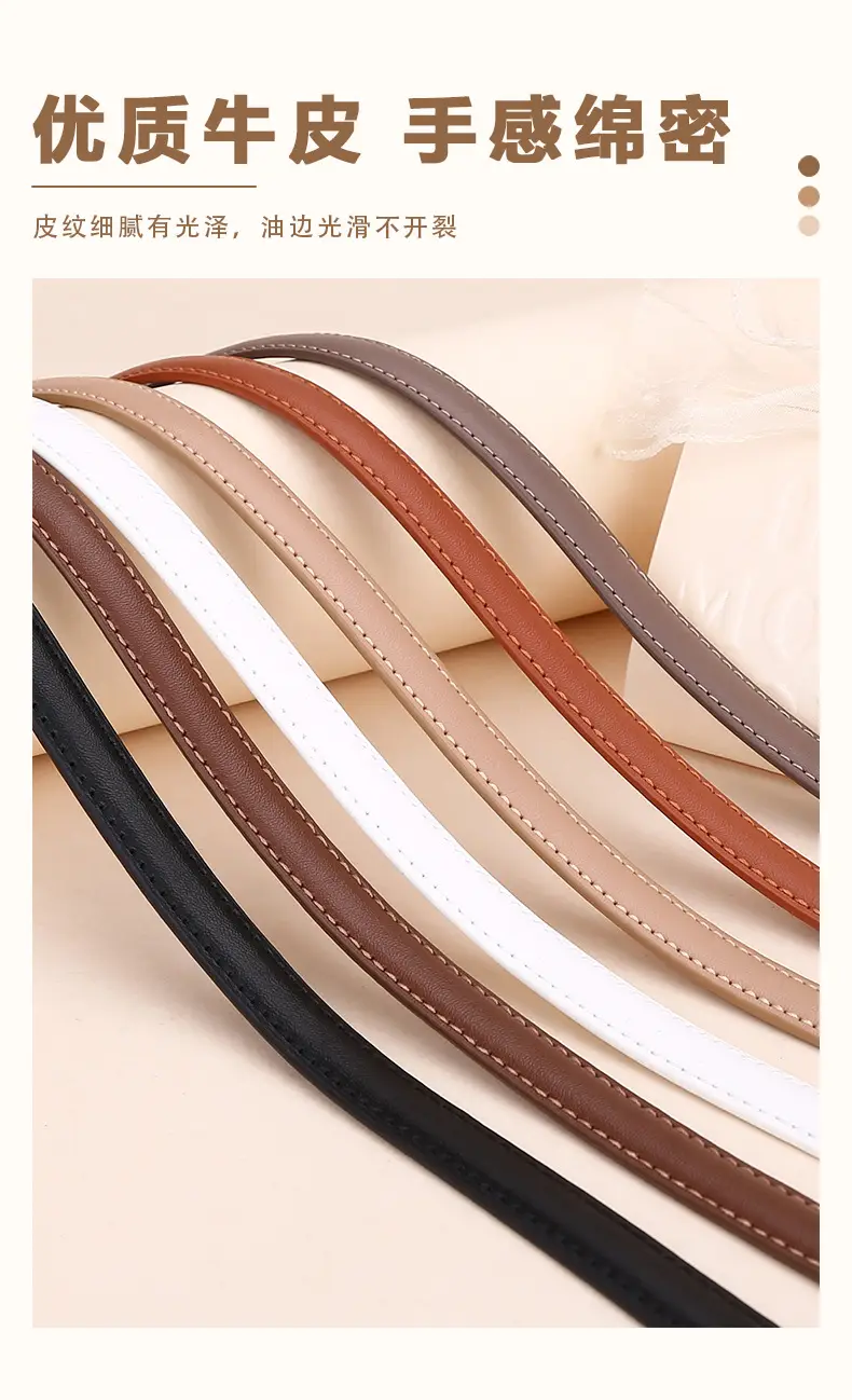 Women's Thin Leather Belt for Business Dress — feature 9