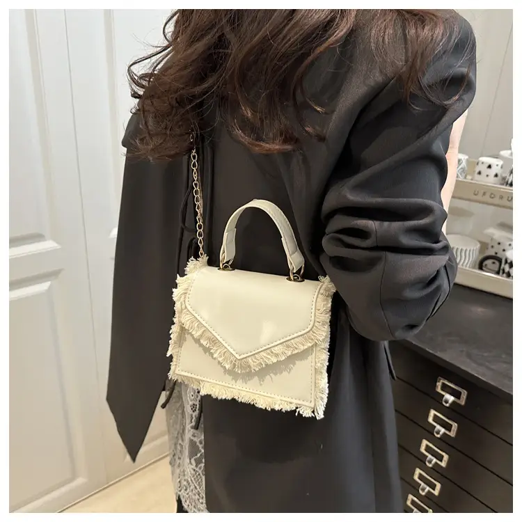 Blue Fringed Square Handbag for Women 2025 — feature 11