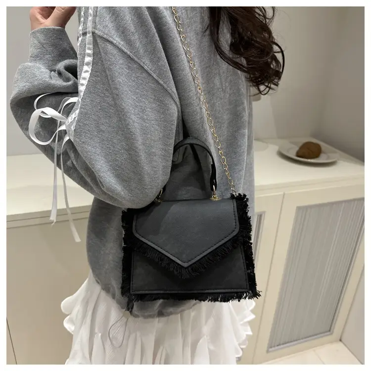 Blue Fringed Square Handbag for Women 2025 — feature 18