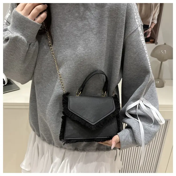 Blue Fringed Square Handbag for Women 2025 — feature 19