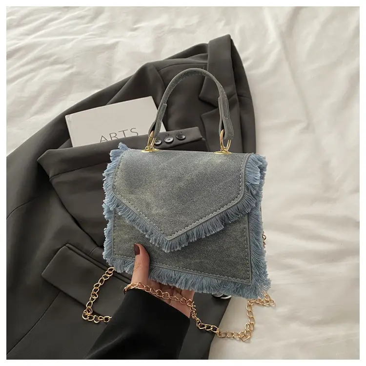 Blue Fringed Square Handbag for Women 2025 — feature 22