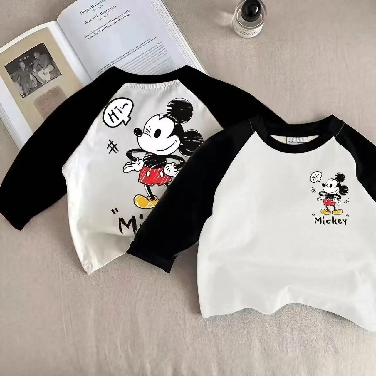 Girls Mickey T-Shirt Cotton Spring Autumn New Kids — feature 5