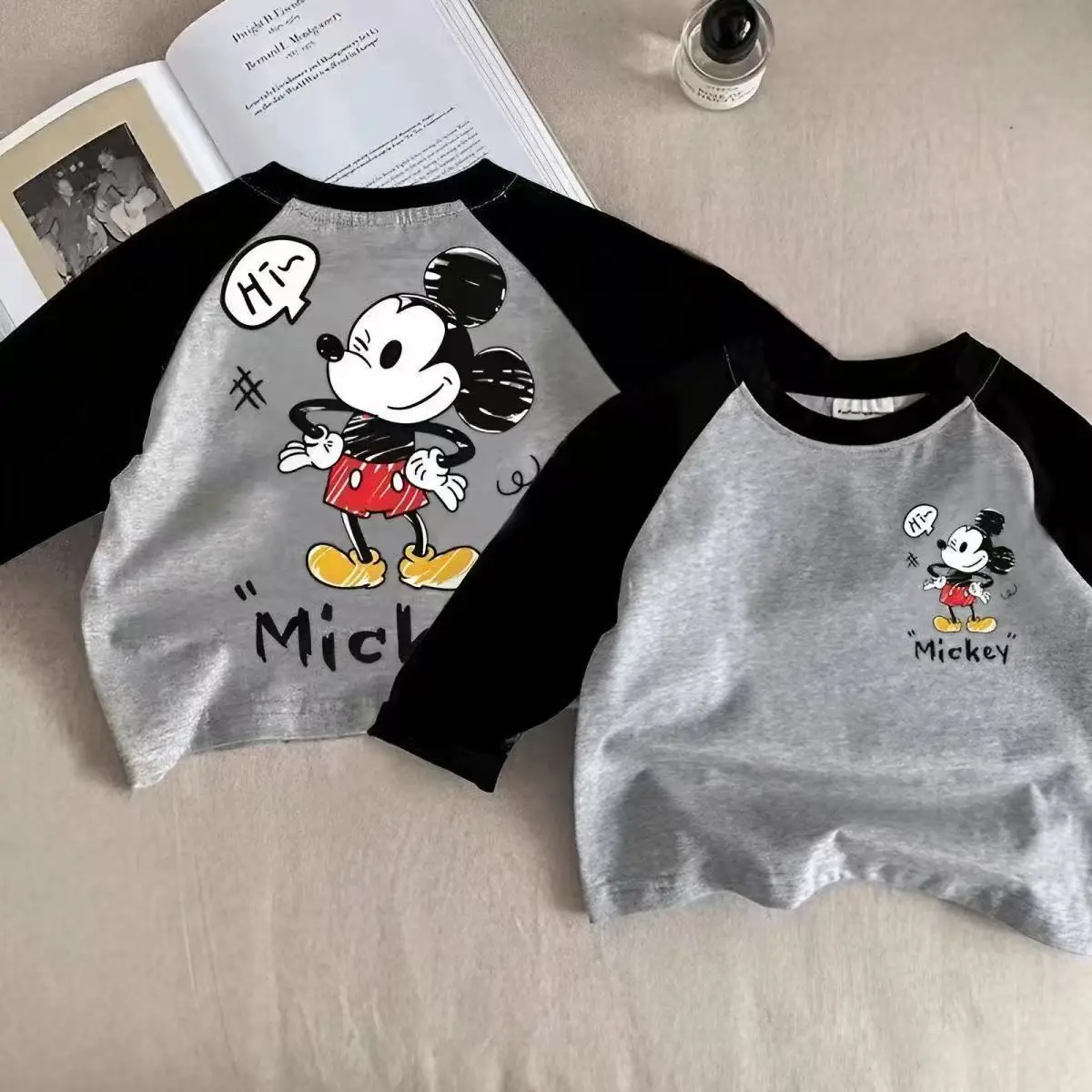 Girls Mickey T-Shirt Cotton Spring Autumn New Kids — feature 6