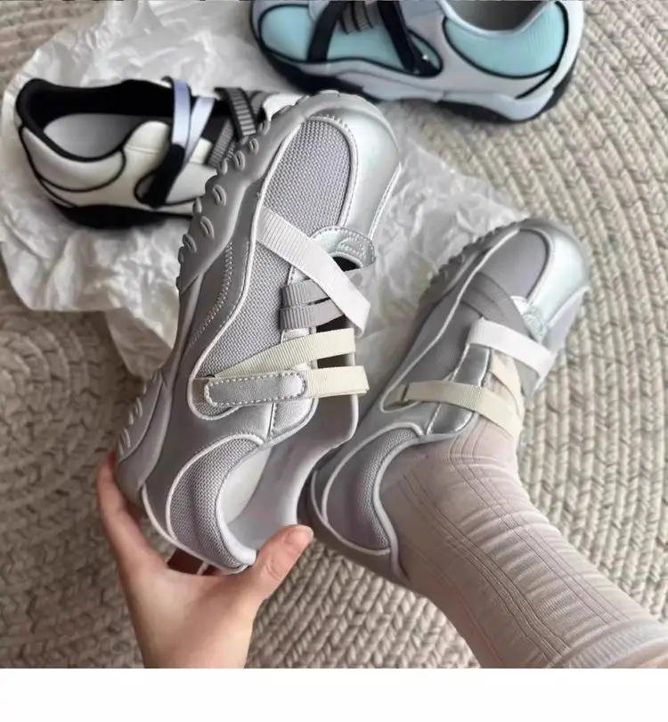 Women's Korean Style Sports Shoes White Mesh 2025 — feature 10