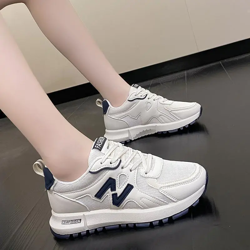 Women's White New Style Casual Running Shoes - Image 6