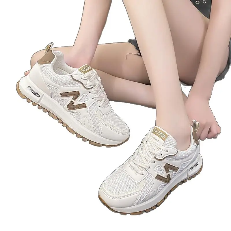 Women's White New Style Casual Running Shoes - Image 7