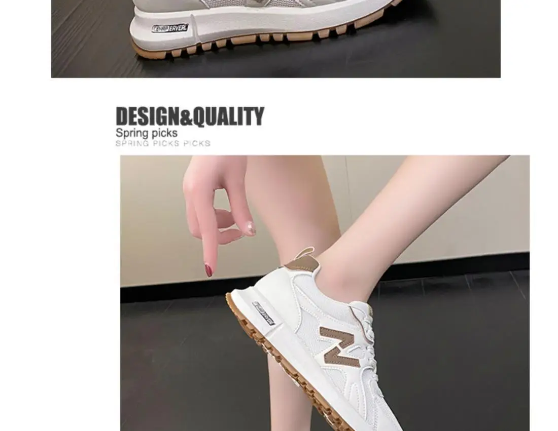 Women's White New Style Casual Running Shoes — feature 25