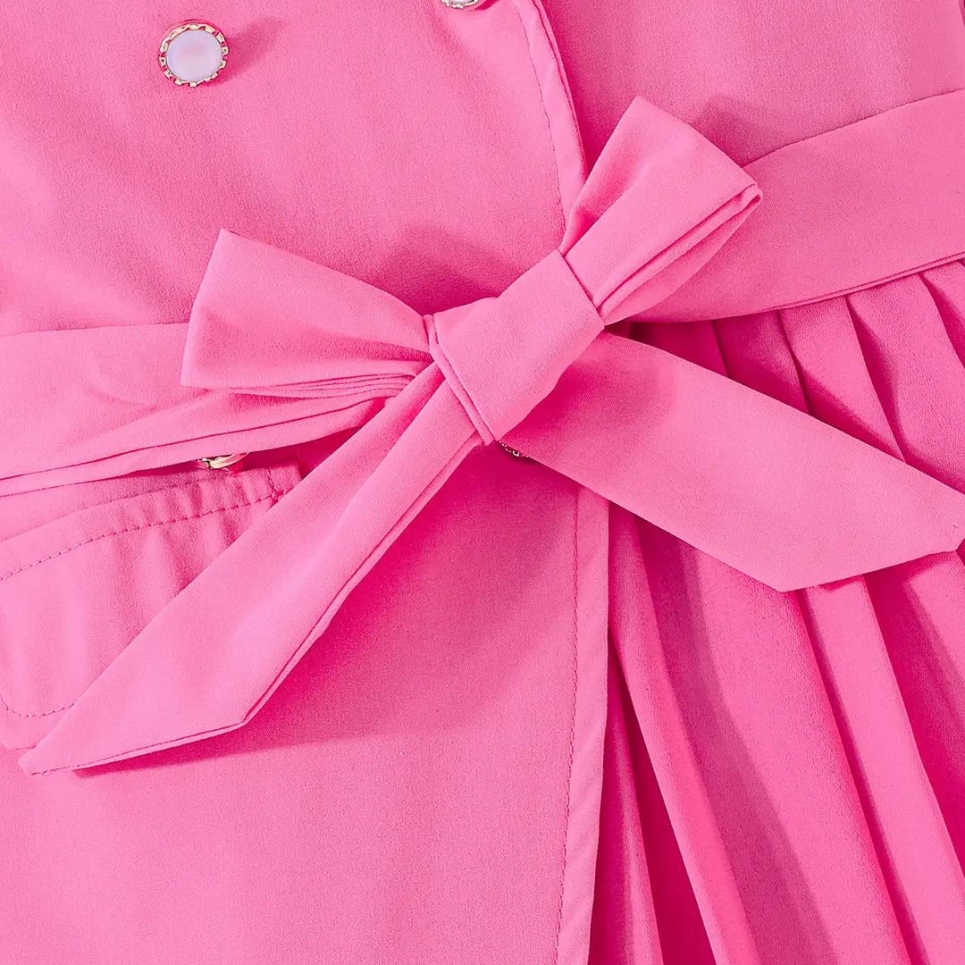 2021 European and American Cross-Border New Fashion Dress with Chiffon Belt Suit Puff Sleeve Dress Manufacturer — feature 18