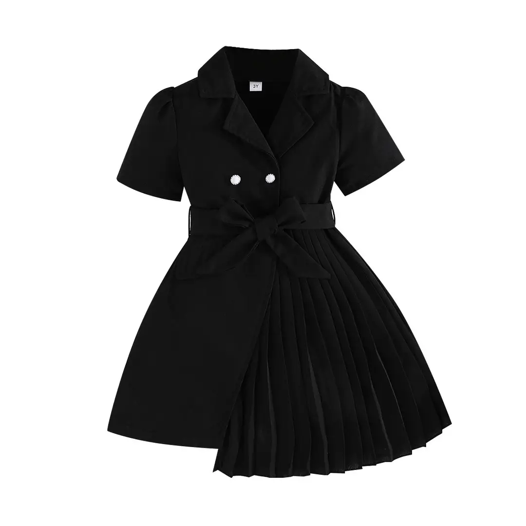 2021 European and American Cross-Border New Fashion Dress with Chiffon Belt Suit Puff Sleeve Dress Manufacturer — feature 24
