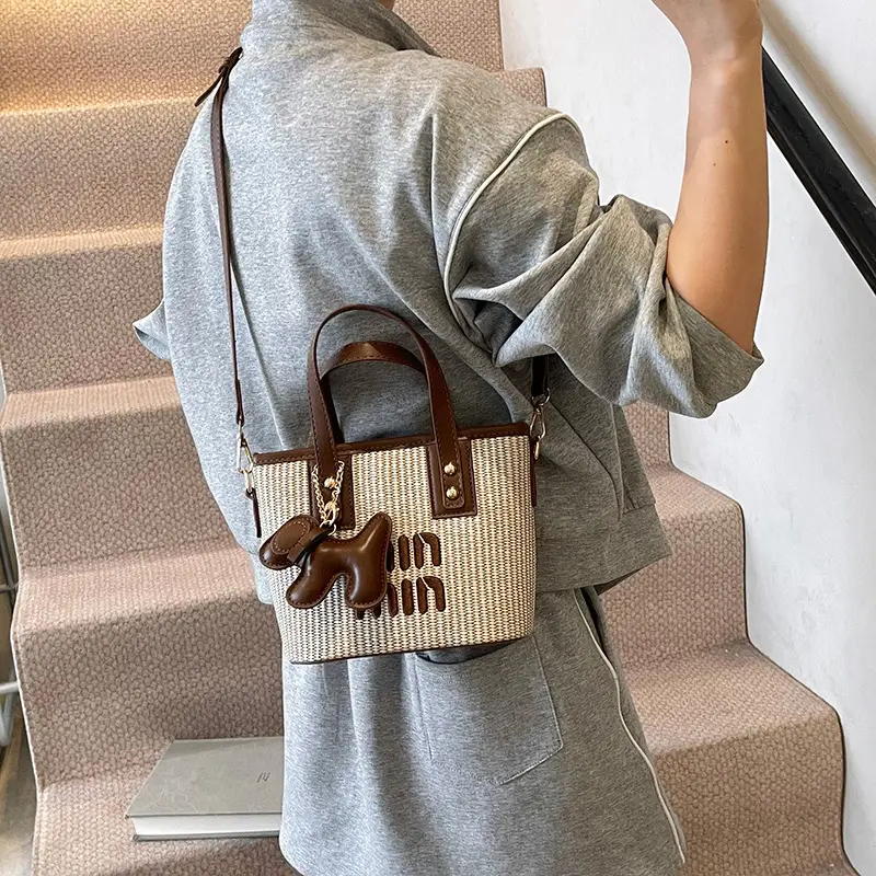 Crossbody Bag Women Korean Style Small Square Color Blocking