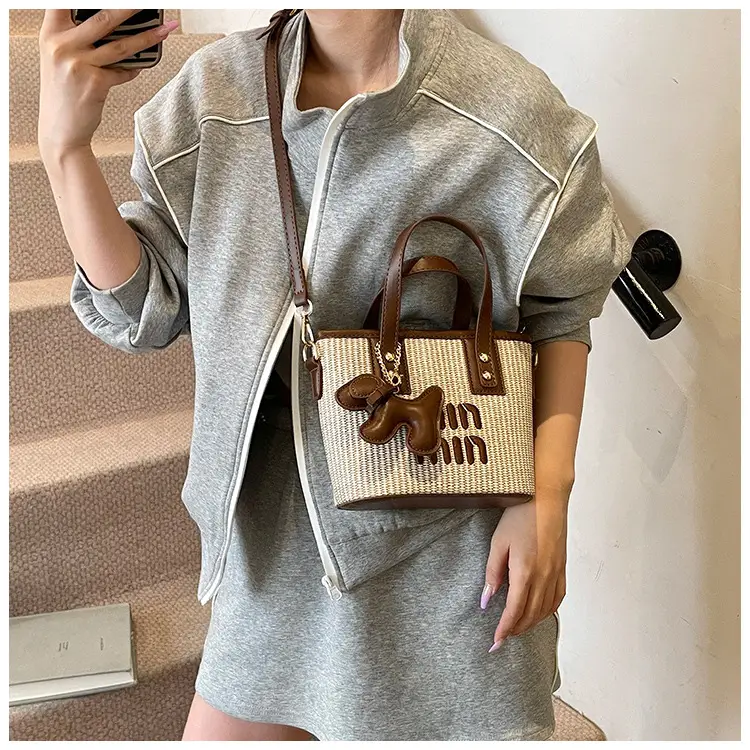 Crossbody Bag Women Korean Style Small Square Color Blocking — feature 28
