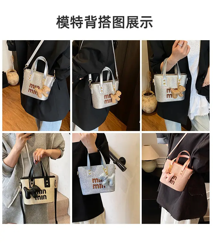 Crossbody Bag Women Korean Style Small Square Color Blocking — feature 3