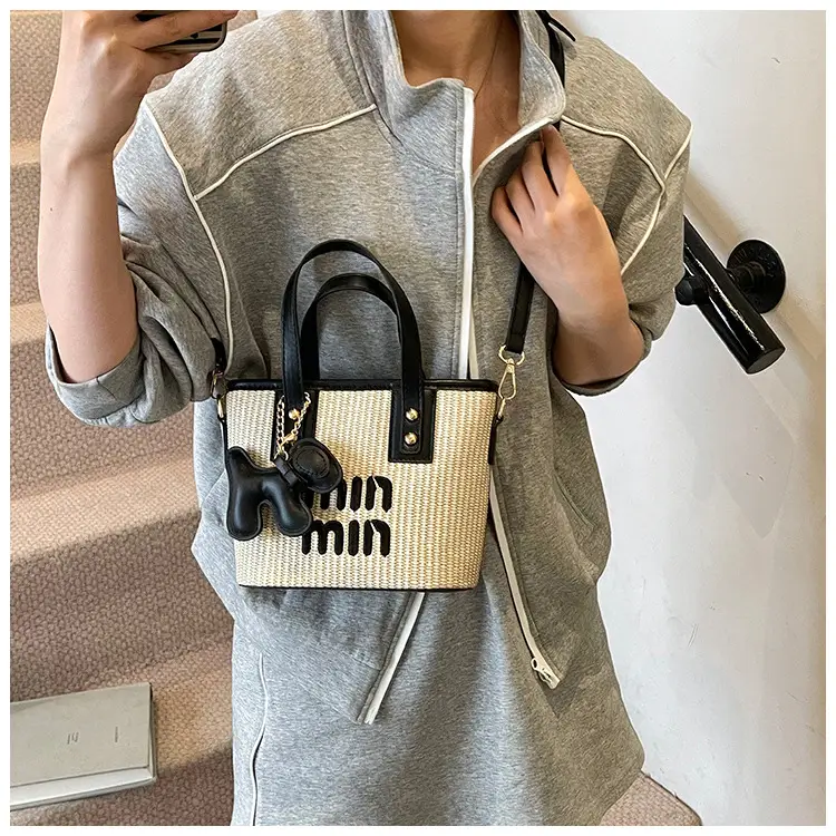 Crossbody Bag Women Korean Style Small Square Color Blocking — feature 31