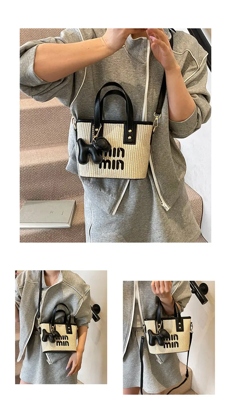 Crossbody Bag Women Korean Style Small Square Color Blocking — feature 4