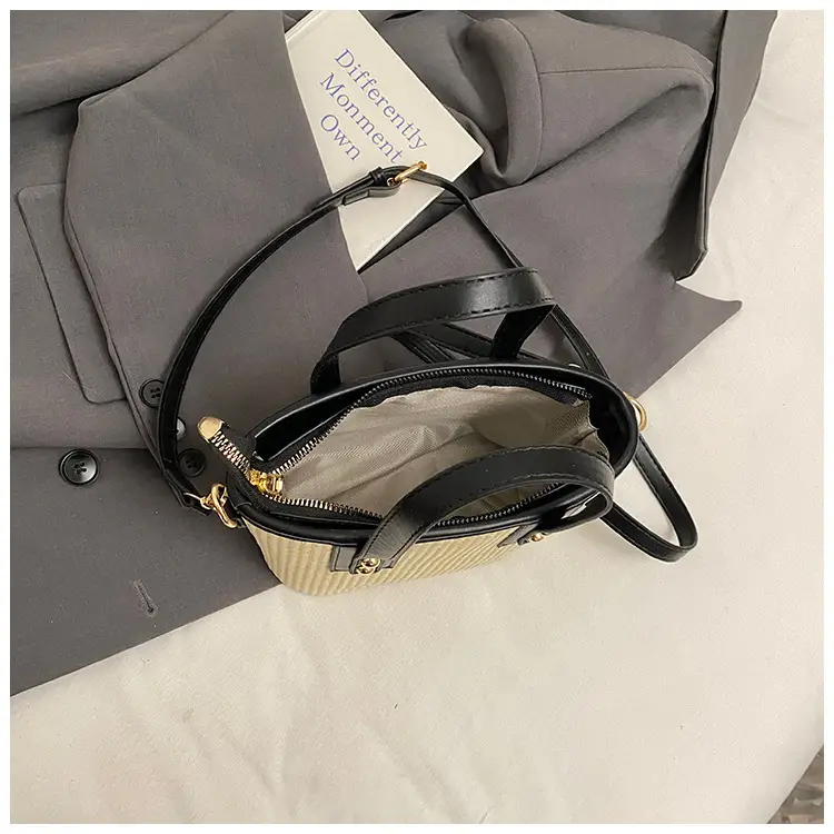 Crossbody Bag Women Korean Style Small Square Color Blocking — feature 45