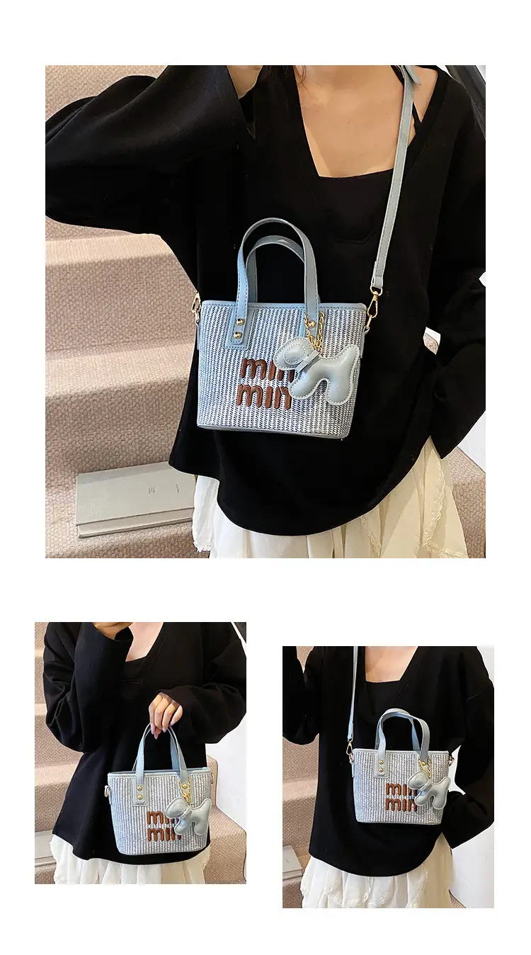 Crossbody Bag Women Korean Style Small Square Color Blocking — feature 8