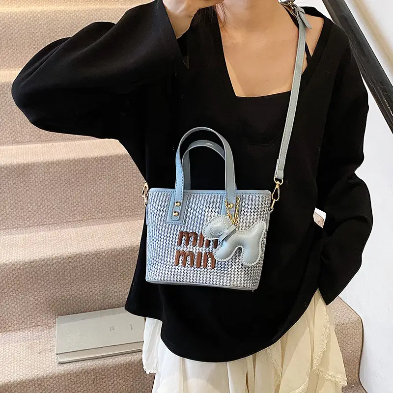 Crossbody Bag Women Korean Style Small Square Color Blocking