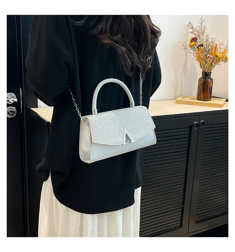 2025 Cross-Border New Fashion Light Blue Crossbody Bag — feature 15
