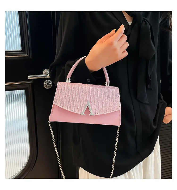 2025 Cross-Border New Fashion Light Blue Crossbody Bag — feature 18