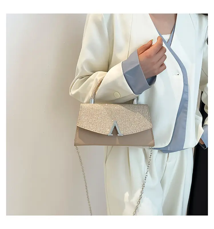 2025 Cross-Border New Fashion Light Blue Crossbody Bag — feature 26