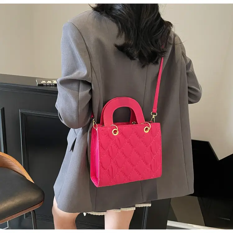 Orange Quilted Handbag Women's 2025 Trendy — feature 18
