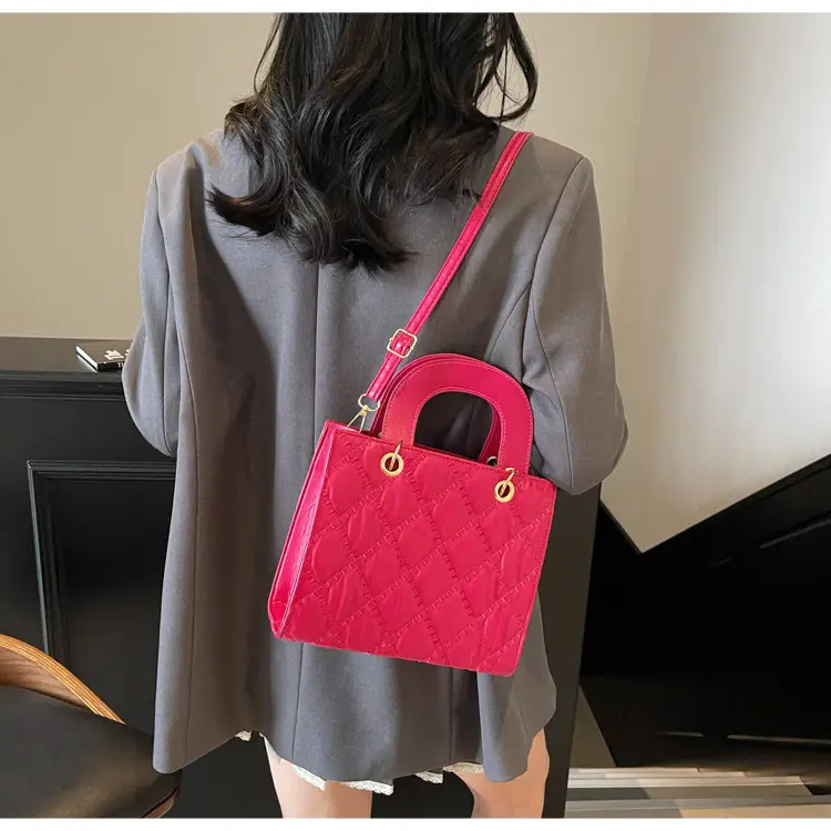 Orange Quilted Handbag Women's 2025 Trendy — feature 19