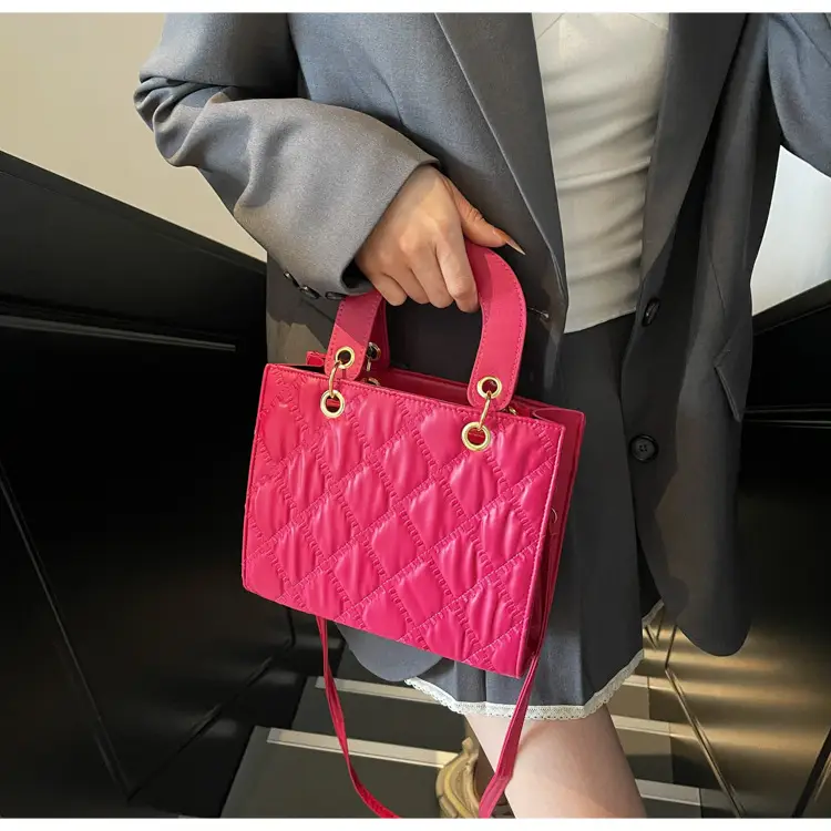 Orange Quilted Handbag Women's 2025 Trendy — feature 20