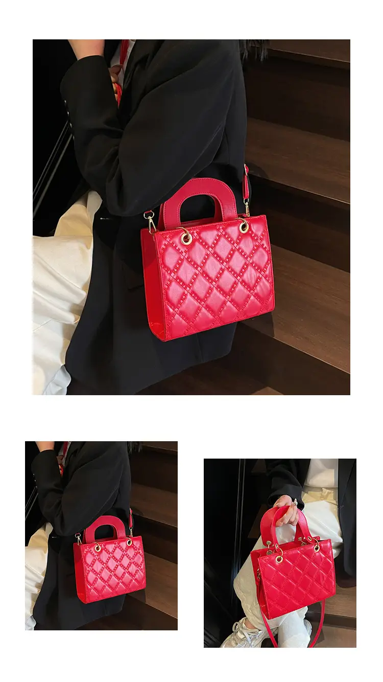 Orange Quilted Handbag Women's 2025 Trendy — feature 29