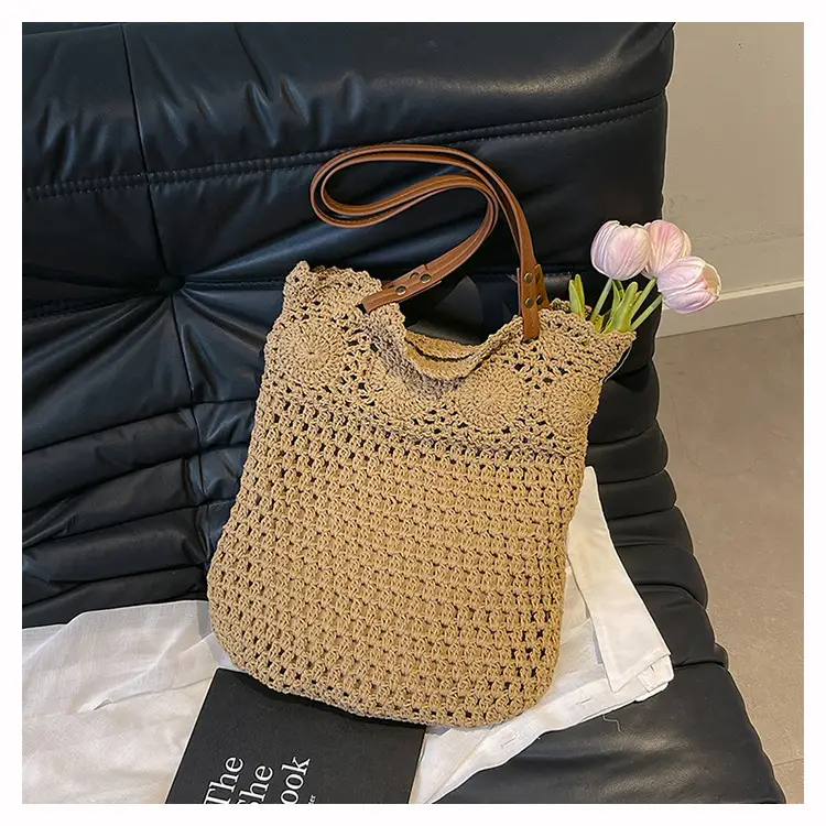 Women's Crossbody Woven Bag Large Capacity Shoulder Bag — feature 13
