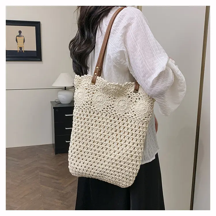 Women's Crossbody Woven Bag Large Capacity Shoulder Bag — feature 17