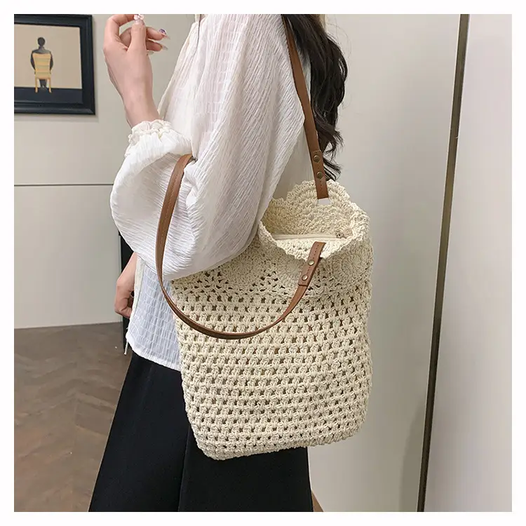 Women's Crossbody Woven Bag Large Capacity Shoulder Bag — feature 18