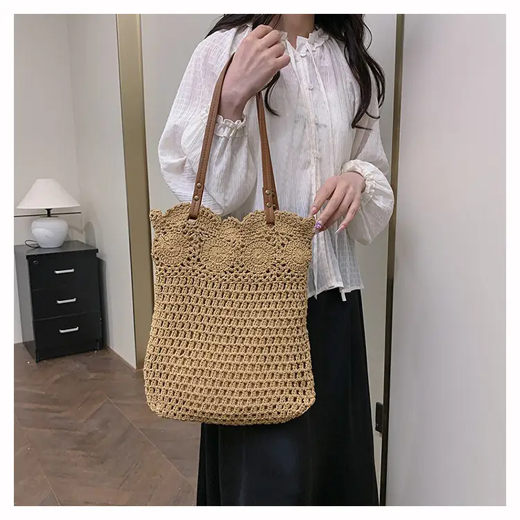 Women's Crossbody Woven Bag Large Capacity Shoulder Bag — feature 20