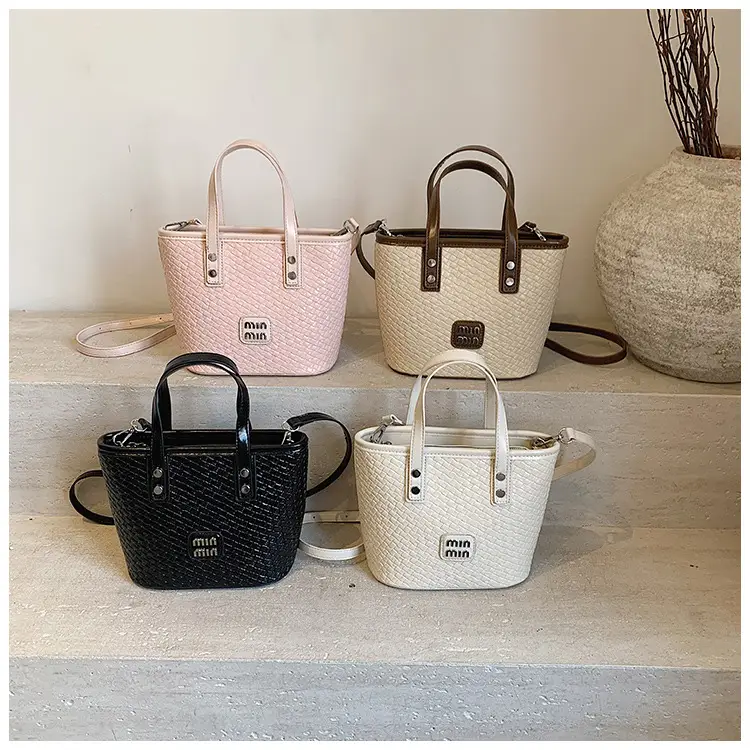 Women Woven Handbag Bucket Bag 2025 New Trendy Fashion — feature 1