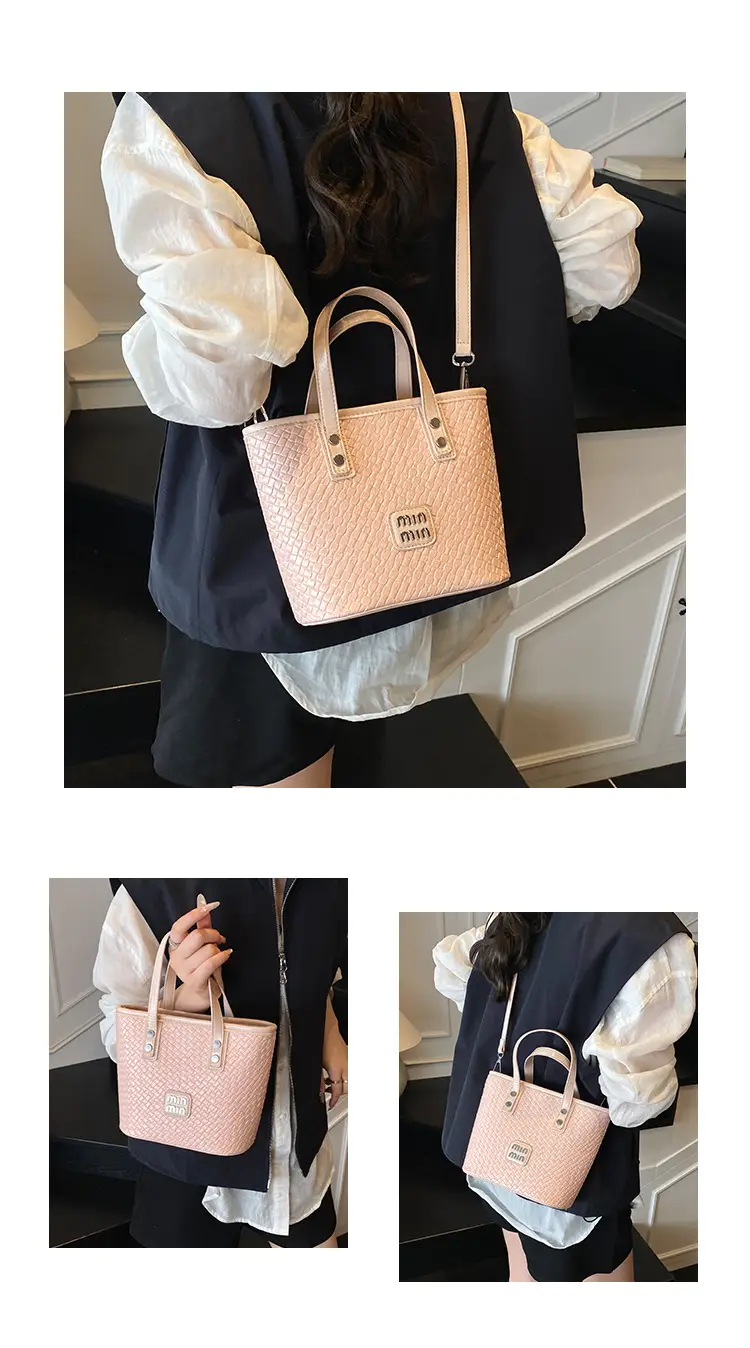 Women Woven Handbag Bucket Bag 2025 New Trendy Fashion — feature 13