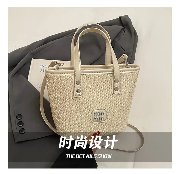 Women Woven Handbag Bucket Bag 2025 New Trendy Fashion — feature 9