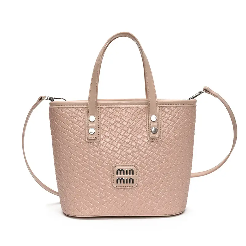 Women Woven Handbag Bucket Bag 2025 New Trendy Fashion - Image 3