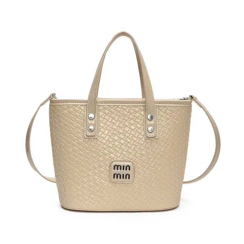 Women Woven Handbag Bucket Bag 2025 New Trendy Fashion - Image 4
