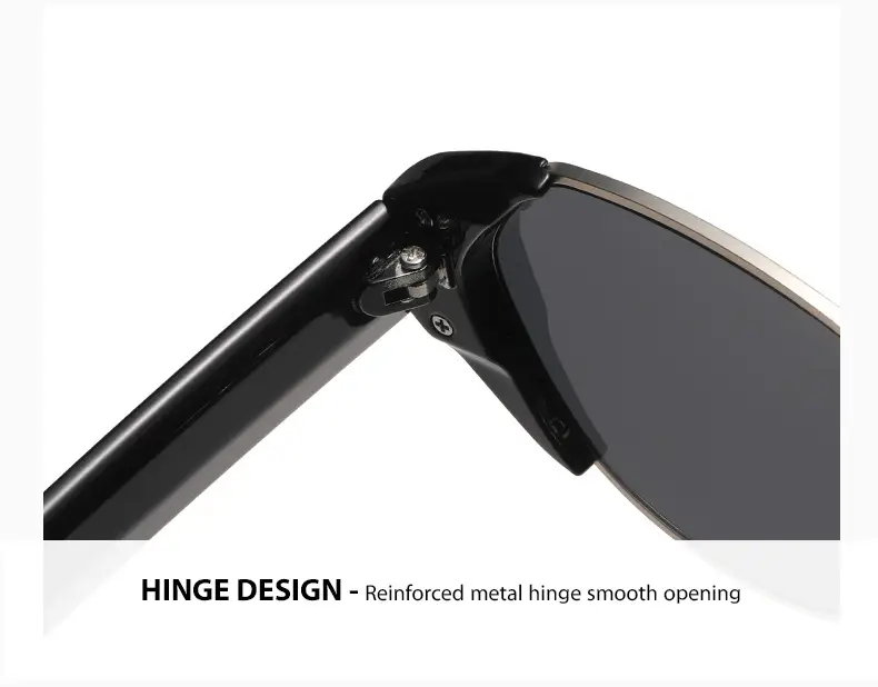 2025 Ice Cube Cat Eye Sunglasses Mirror Anti-UV Black — feature 9