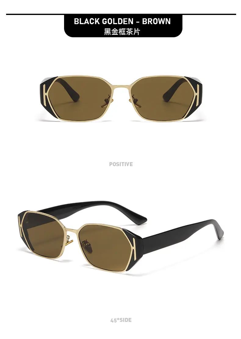 Retro Ice Cube Sunglasses Women Square Face Anti-UV — feature 18