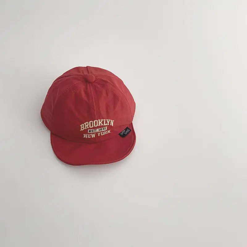 Brooklyn New York Baby Caps Summer New Green Red Blue