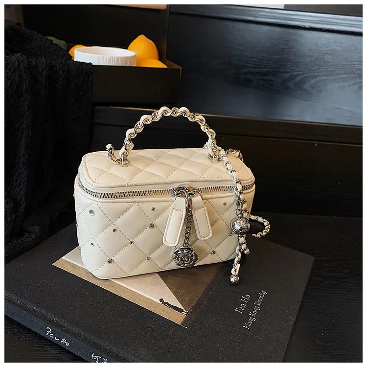 Diamond Studded French Style Mini Crossbody Bag — feature 22