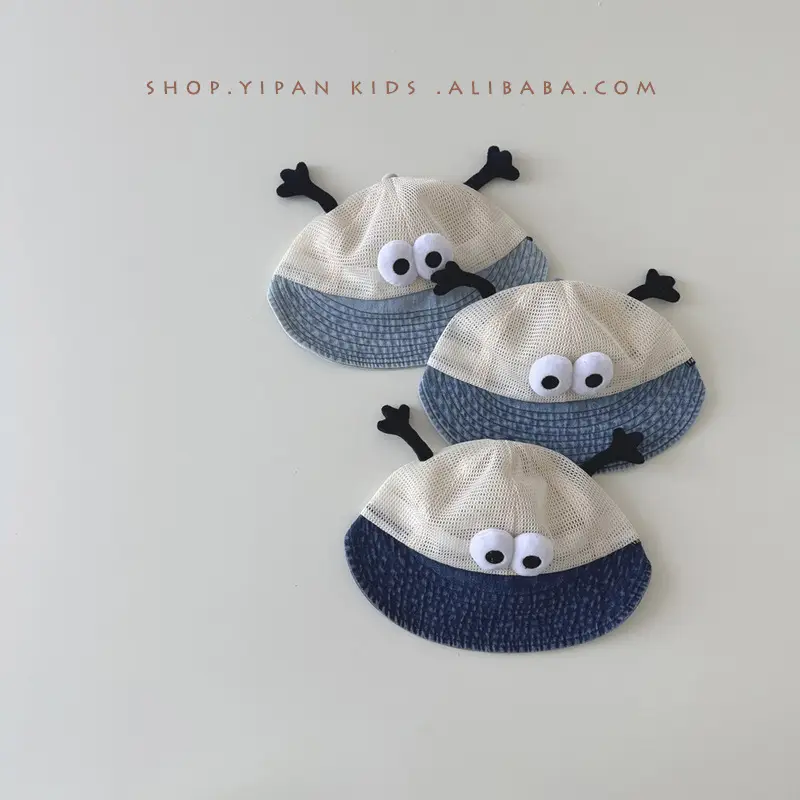 Baby Korean Hat with Eyes and Antlers for Kids
