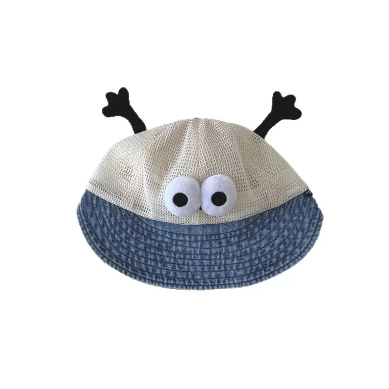 Baby Korean Hat with Eyes and Antlers for Kids