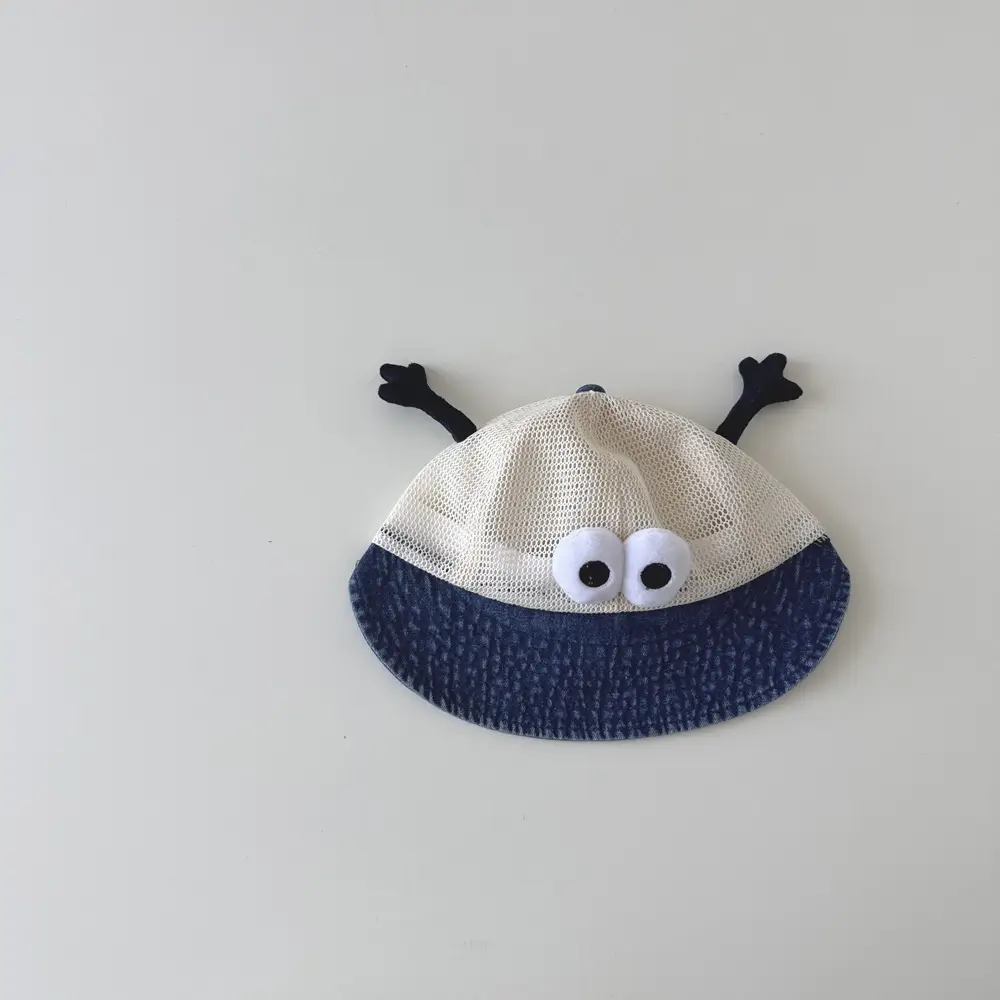 Baby Korean Hat with Eyes and Antlers for Kids