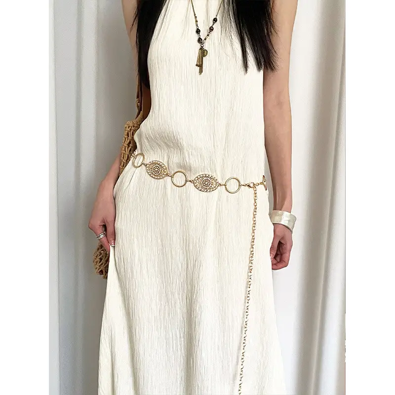 Vintage Ethnic Handmade Belt Women's Skirt Jeans Bohemian Style - Image 10