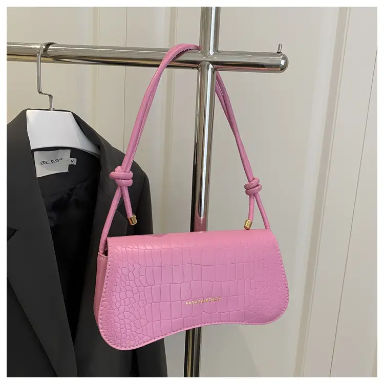 White Pure Texture Armpit Bag for Women 2025 — feature 28