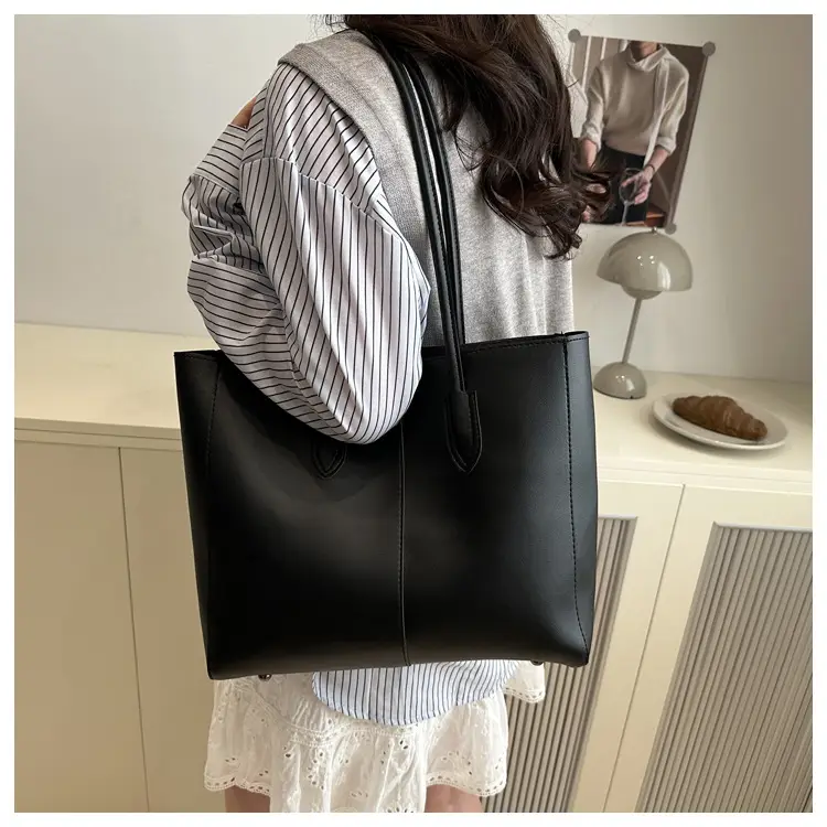 Women Retro Brown Tote Bag 2025 New Style — feature 21