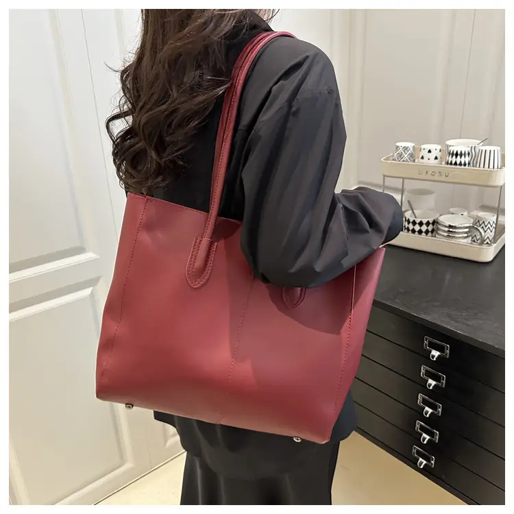 Women Retro Brown Tote Bag 2025 New Style — feature 28
