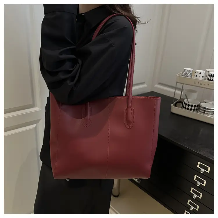Women Retro Brown Tote Bag 2025 New Style — feature 29