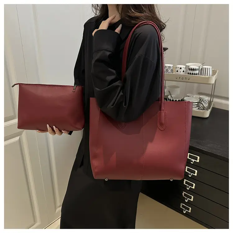 Women Retro Brown Tote Bag 2025 New Style — feature 31